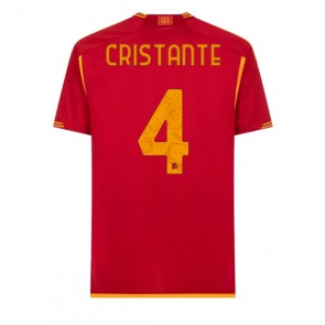AS Roma Bryan Cristante #4 Hjemmebanetrøje 2023-24 Kort ærmer